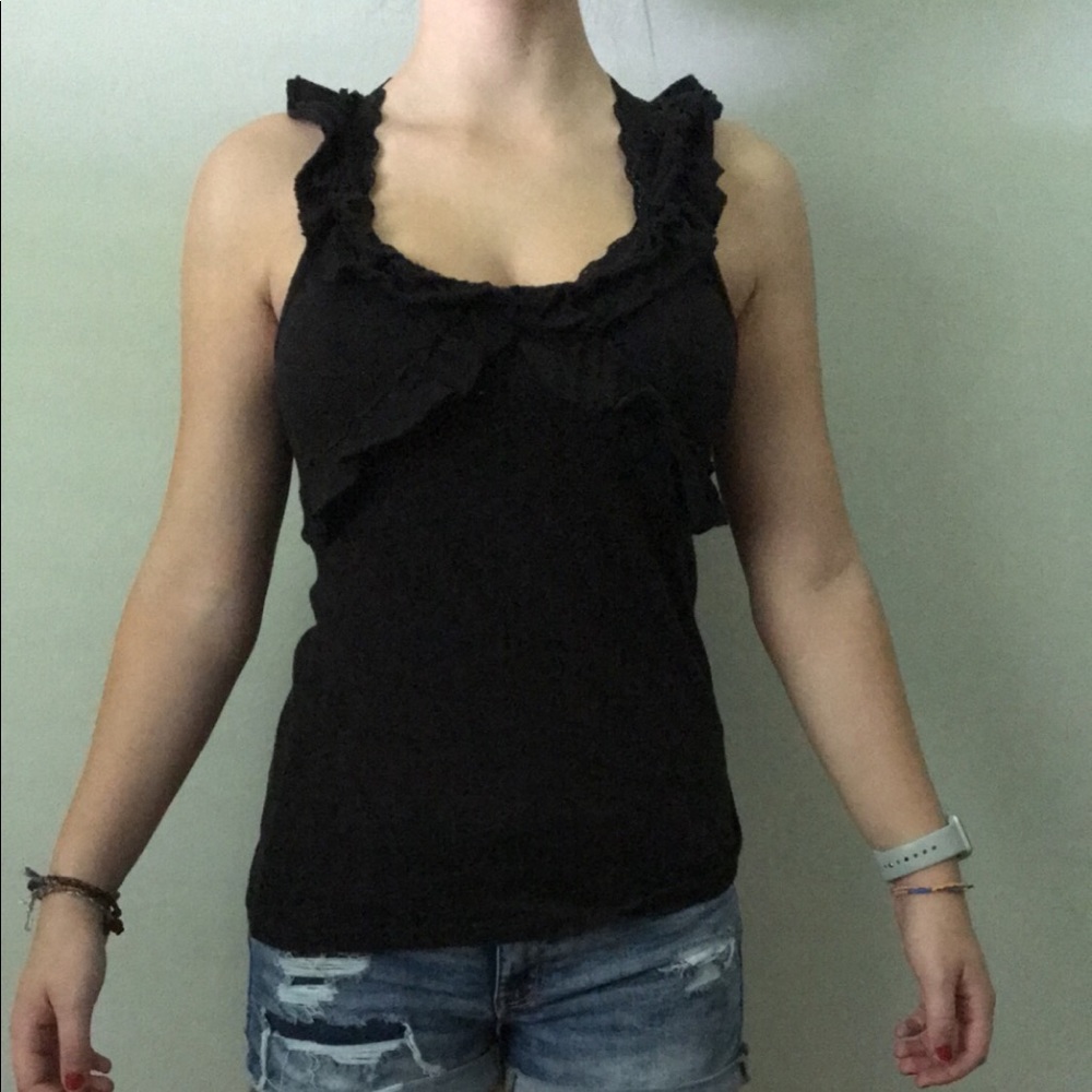 Ruffled Tank Top - Size S